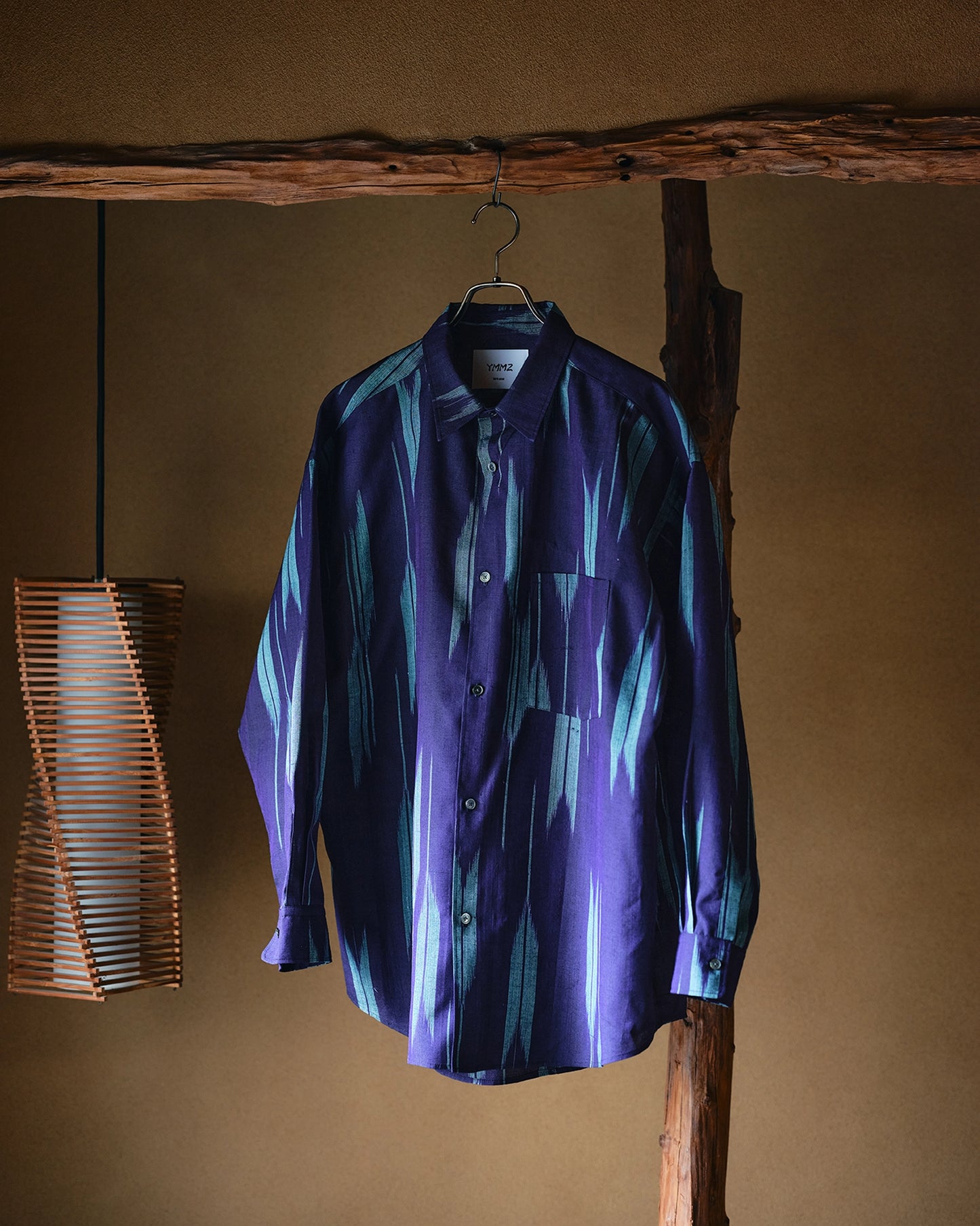 YMM2 KIMONO REMAKE SHIRT(NAVY)