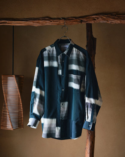 YMM2 KIMONO REMAKE SHIRT(BLACK)