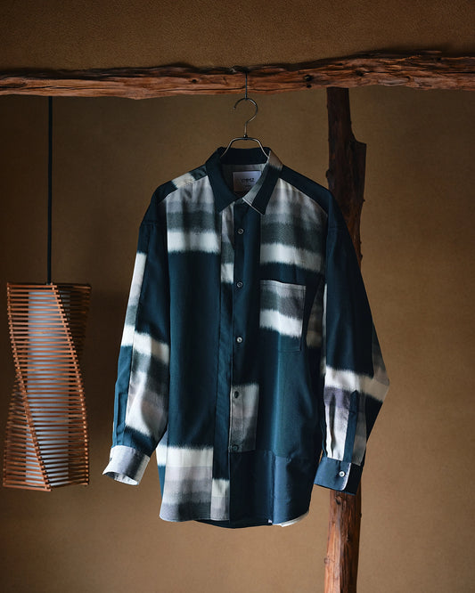 YMM2 KIMONO REMAKE SHIRT(BLACK)